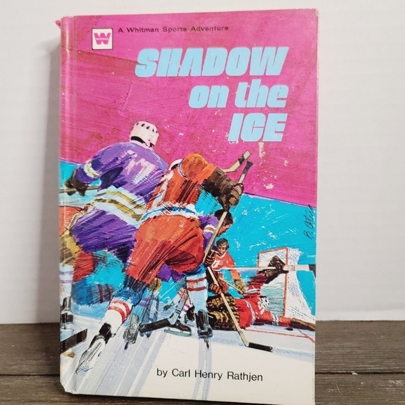 Vintage Shadow on the Ice by Carl Henry Rathjen Whitman Sports Adventure Book - Picture 1 of 11